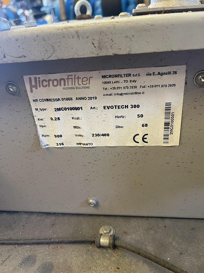 Usato MICRONFILTER EVOTECH 300