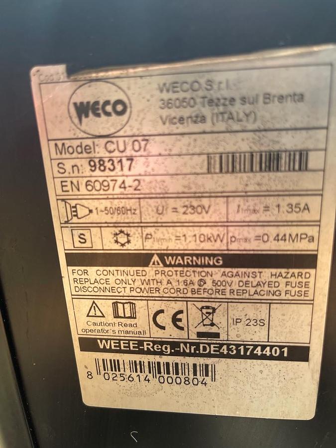 Usato SALDATRICE (N°56) WECO PIONEER 320 MKS