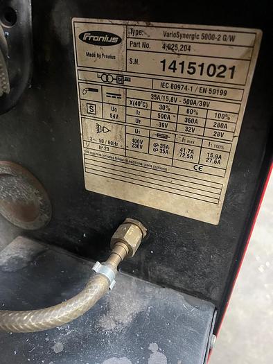 Usato SALDATRICE (N° 37) FRONIUS VR 3300