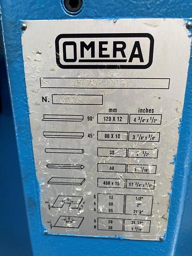 Usato PUNZONATRICE OMERA OM 70 