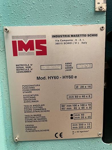Usato PUNZONATRICE IMS HY 60