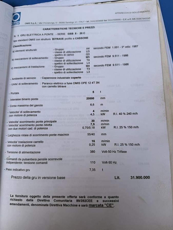 Usato CARRIPONTE OMIS 5 TON