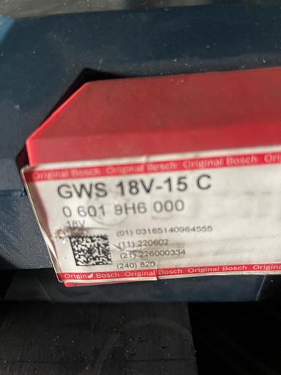 Usato BOSCH SMERIGLIATRICE ANGOLARE 18V-15C