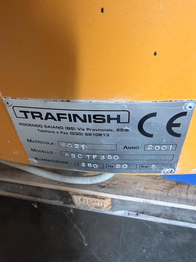 Usato VIBRATORE ASCIUGATORE TRAFINISH