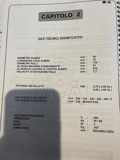 Usato PIEGAPROFILI BPR