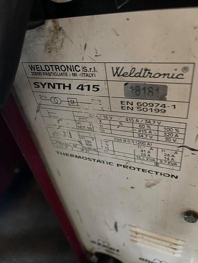 Usato SALDATRICE (N°5) WELDTRONIC SYNTH 415  