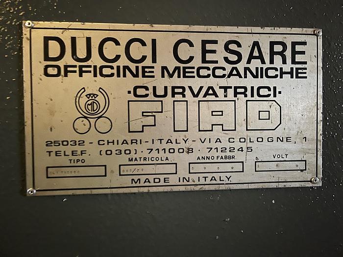 Usato CALANDRA DUCCI CESARE MECCANICA 2000X6