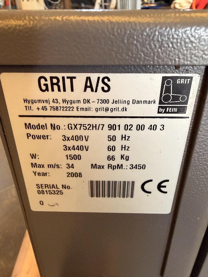 Usato LEVIGATRICE A NASTRO GRIT by FEIN GX752H