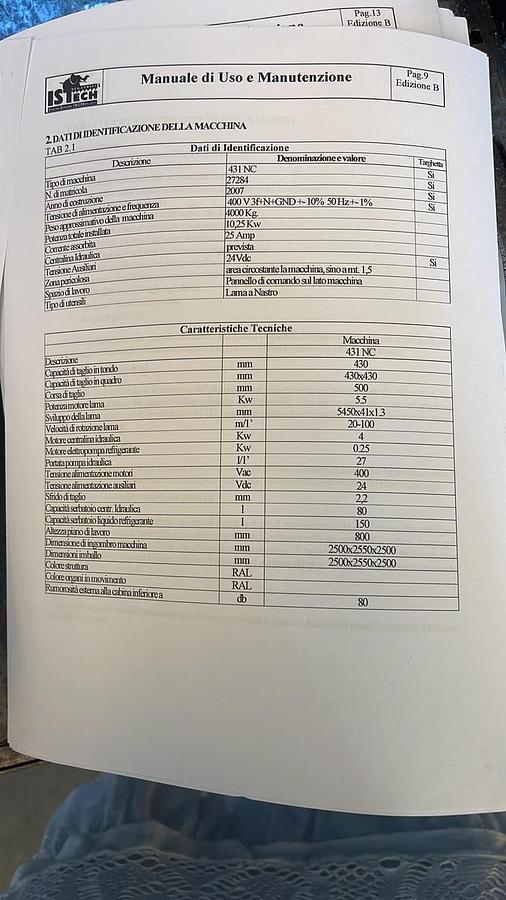 Usato SEGATRICE ISTECH