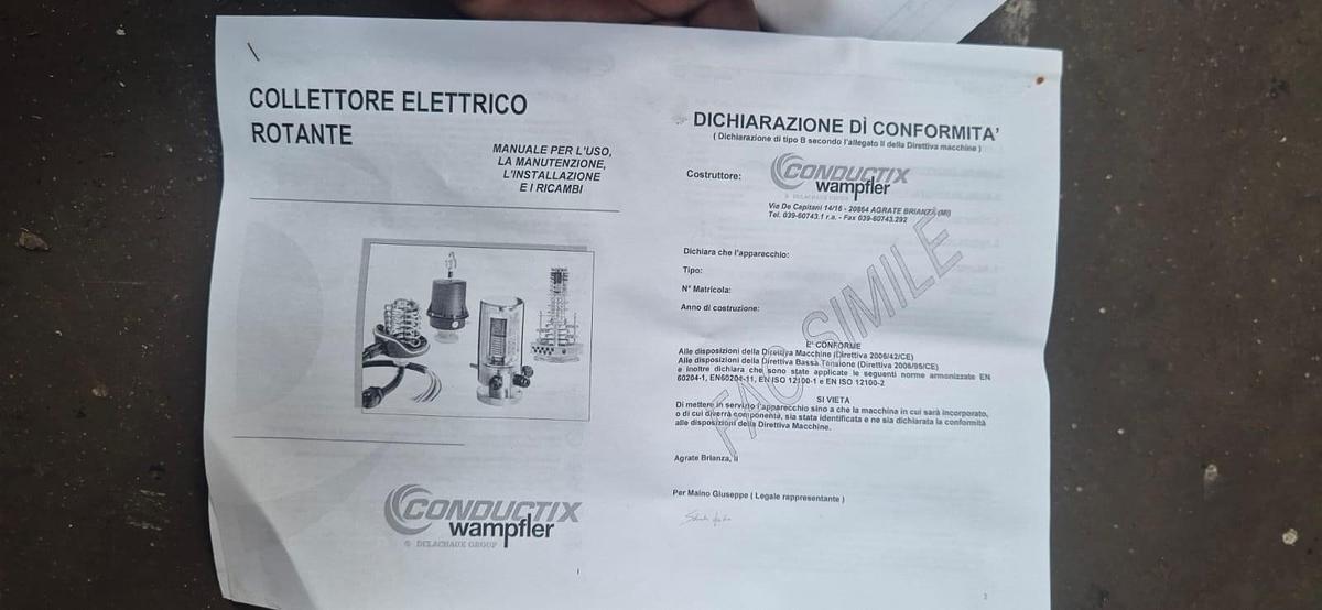 COLLETTORE ROTANTE INDUSTRIALE CONDUCTIX