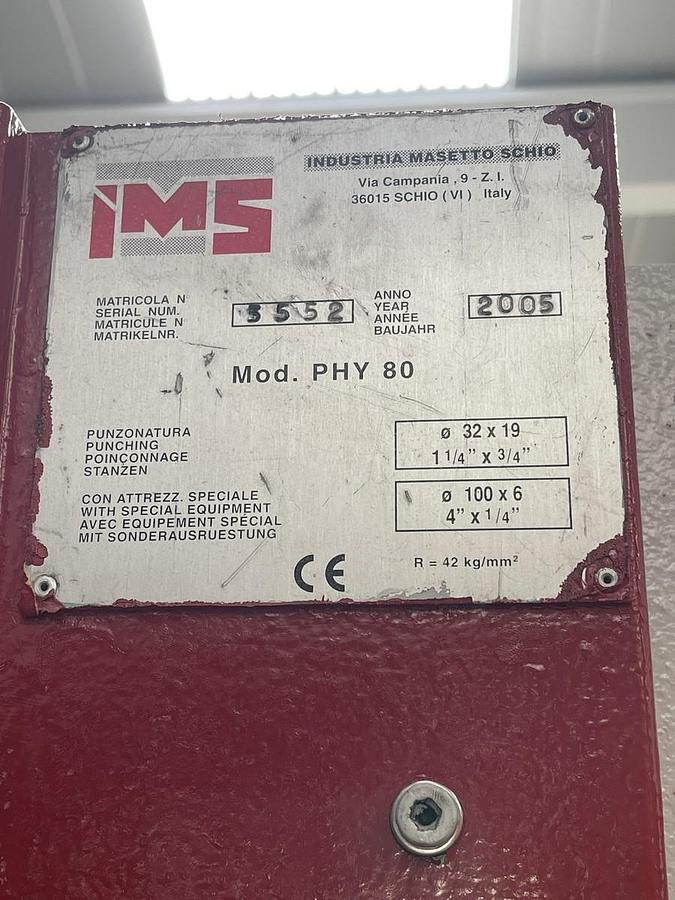 Usato PUNZONATRICE  IMS PHY 80