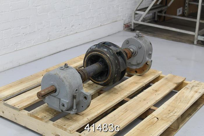 Used Ingersoll Rand 6ALV Rotating Assembly, 7 Vane Bronze Impeller #41483