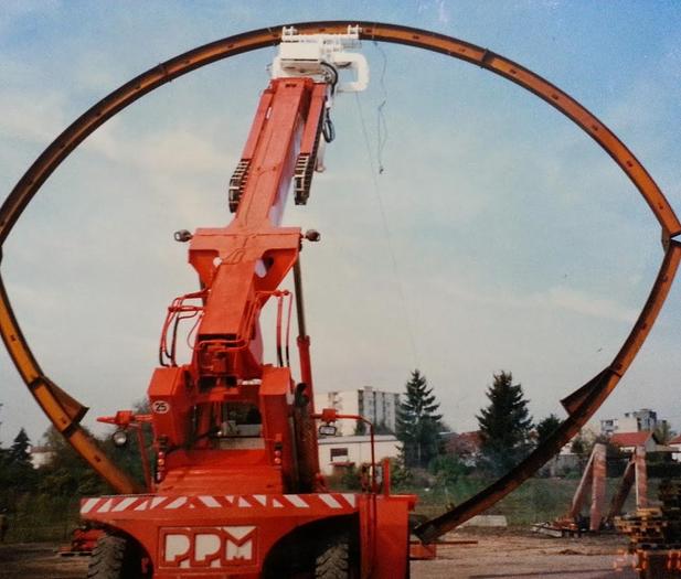 Used 1998 Posizionatore centine, Telescopico, PPM CMI