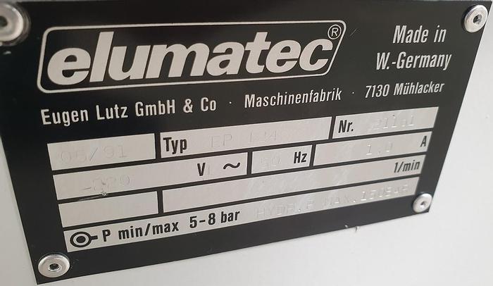 Gebraucht Eckverbindungspresse Elumatec EP 124