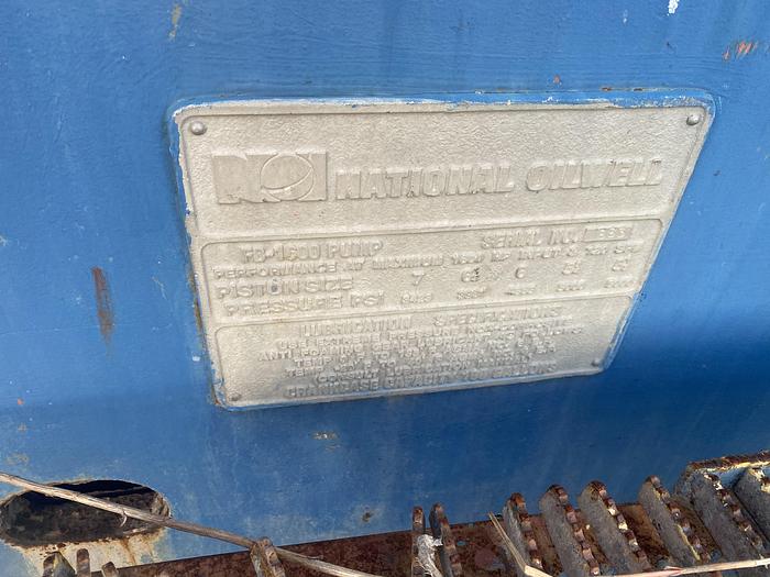 Used Fb 1600 pumps 1600