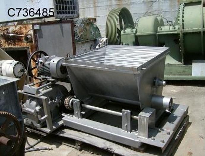Used Extruder, Mixer, 6", S/st, 10 HP, Pasta #C736485