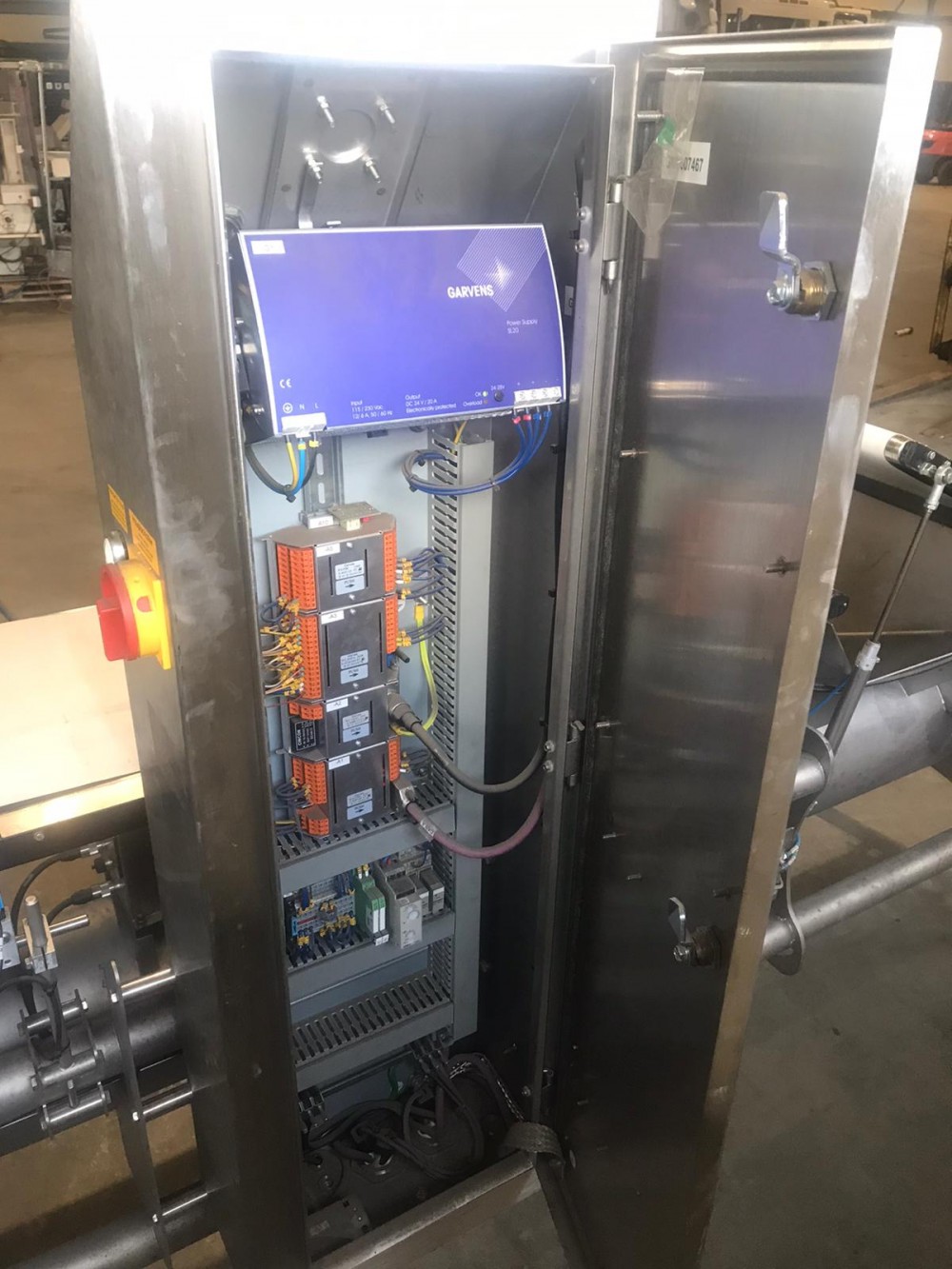 Used Garvens checkweigher with reject