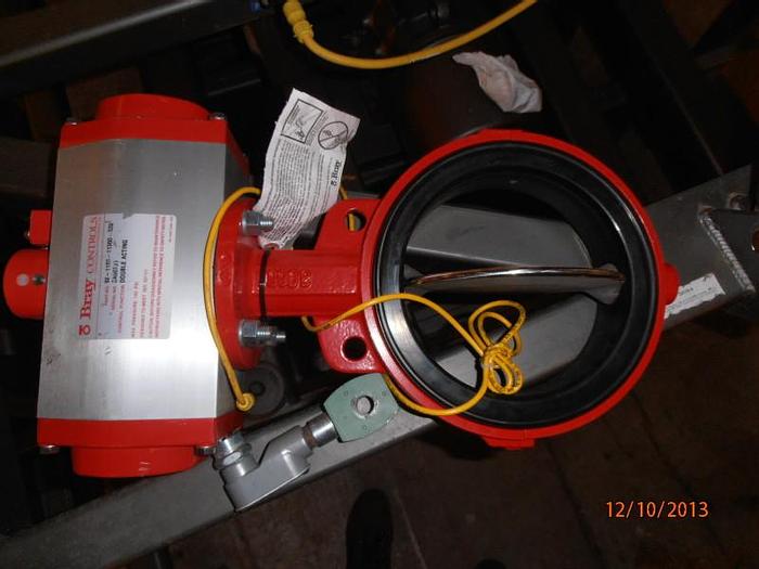 Used Valve, Butterfly, 8", C/st, Bray Controls, #S738702