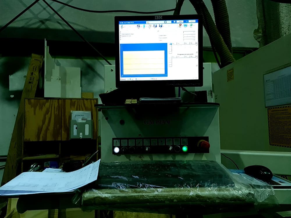 Used Gabbiani Galaxy 105 - Panel saw - 2006