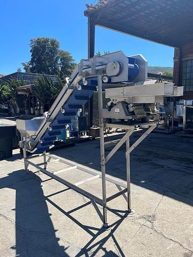 Unused Conveyor, Belt, 16"x 12', Plastic, Incline, Cleated, Unused #S744559