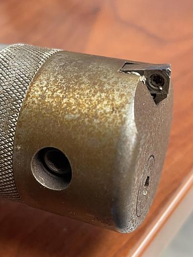 Used USED-C/O SWISS MADE 44586 CAT 50 WITH C/O SWISS MADE 18046 ADJUSTABLE BORING HEAD (RANGE 50-70)