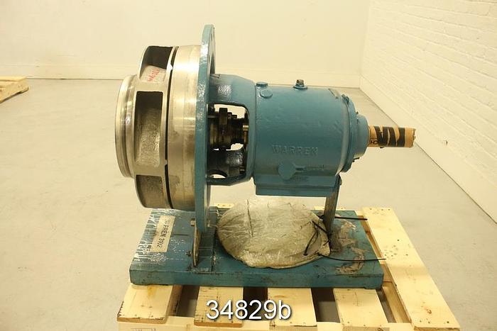 Used Warren 3102 Power End,  10x12x20, 7 Vane, 20" Diameter Impeller #34829