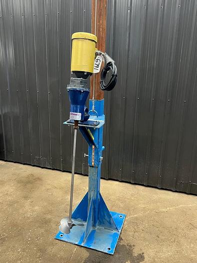 Used USED SONIC CLAMP-ON MIXER, 0.75 HP, WITH STAND