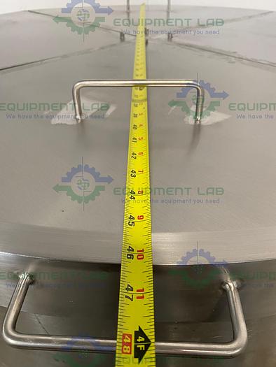 Used Millipore Stainless Steel Resin Container 88277020 w/ Sanitary Fittings