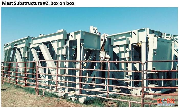 Used Item 0652 : Land Cantilever Rig 1000 HP, Capable of Drilling to 18,000 feet land rig