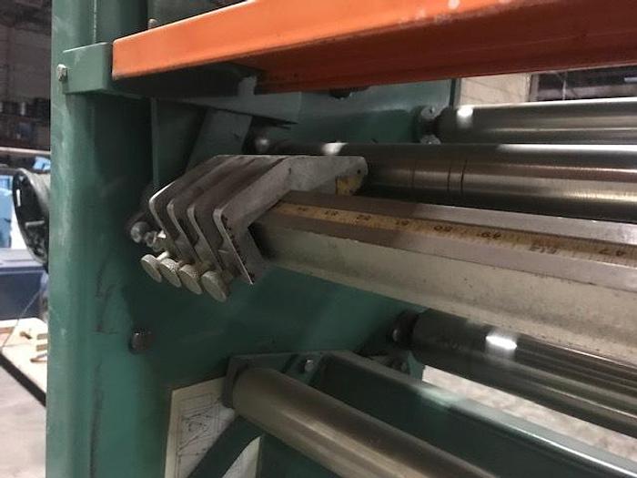 Used 60" VOORWOOD DUPLEX SLITTER REWINDER MODEL S60-18/187