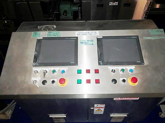 Unused Filler, Bottle, Rotary, 120-Valve, Mitsubishi, Aseptic #C743900