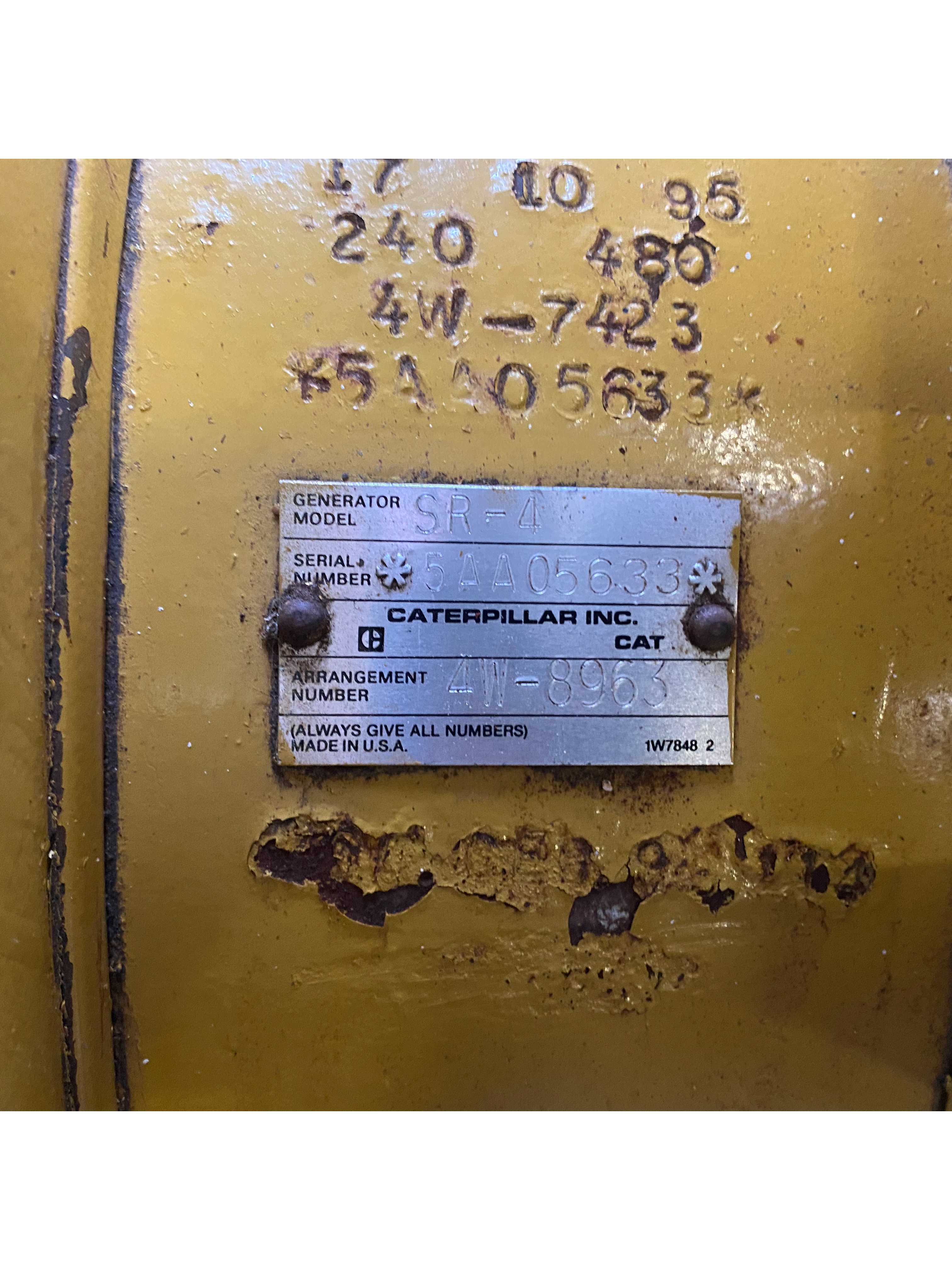 Used CATERPILLAR 3304 / SR4 GEN.SET 81 KVA