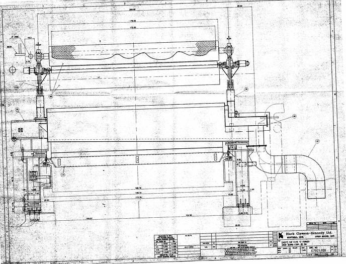 Used Black Clawson C-FORMER C-Former, 136", 1000 Fpm Operating Speed, 26#/1000 Square Feet Basis Weight #26600