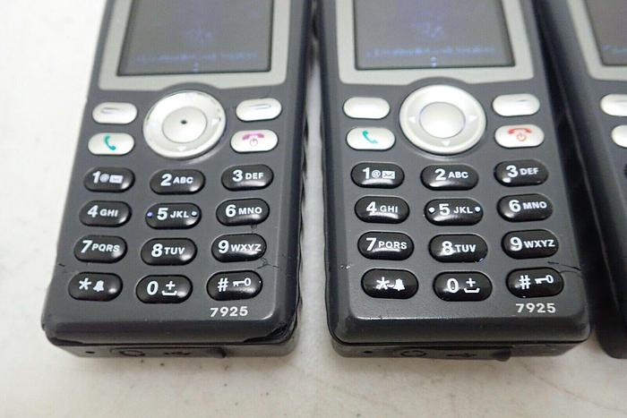Used Lot of 5 Cisco 7925 Unified Wireless IP Phones
