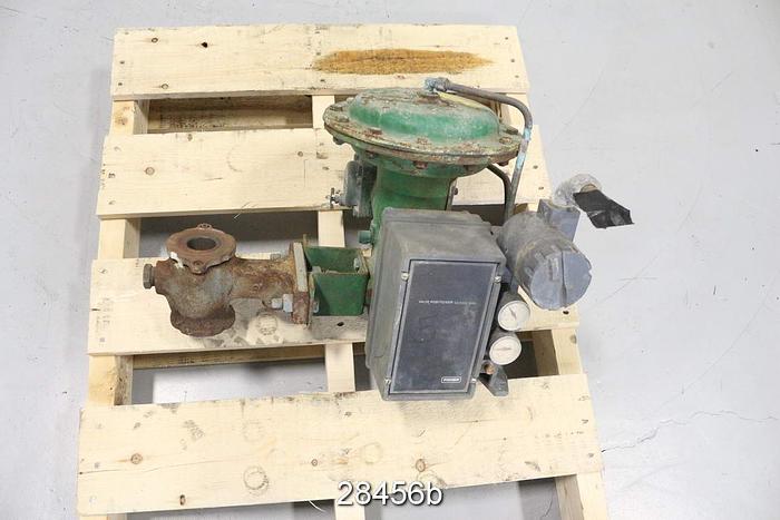 Used Fisher 1.5" V100 Vee-Ball Control Valve #28456
