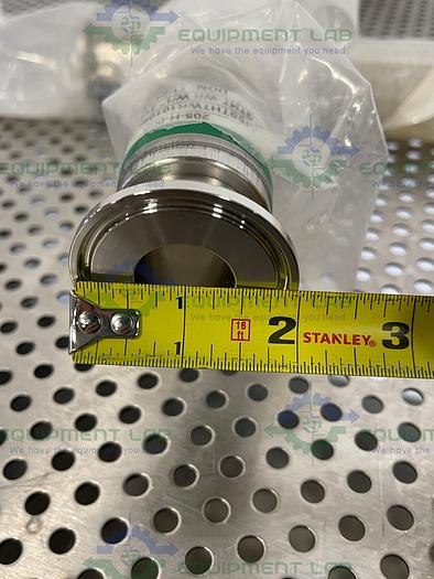 Sani Tech  STHT-WR-1000 73" Silicone Hose w/ 1" Sanitary Fitting