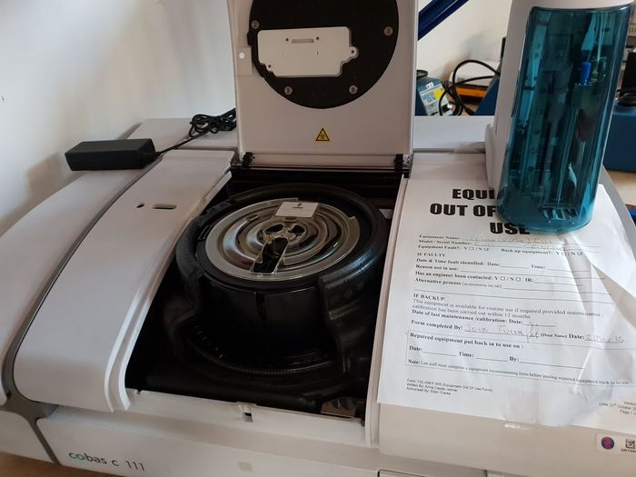 Used Roche Cobas C 111 Analyser