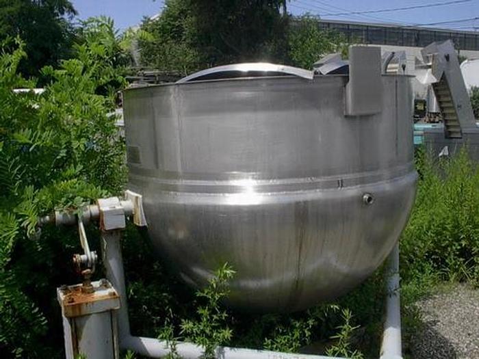 Refurbished 300 GALLON KETTLE - S/S - JACKETED - TILT DISCHARGE