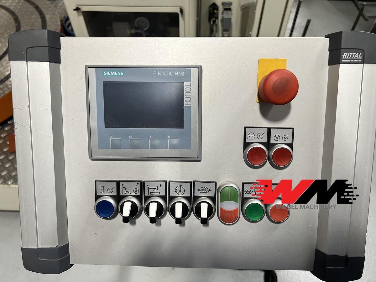 Used 21' Lorenz Straightener w/ Pallet Decoiler