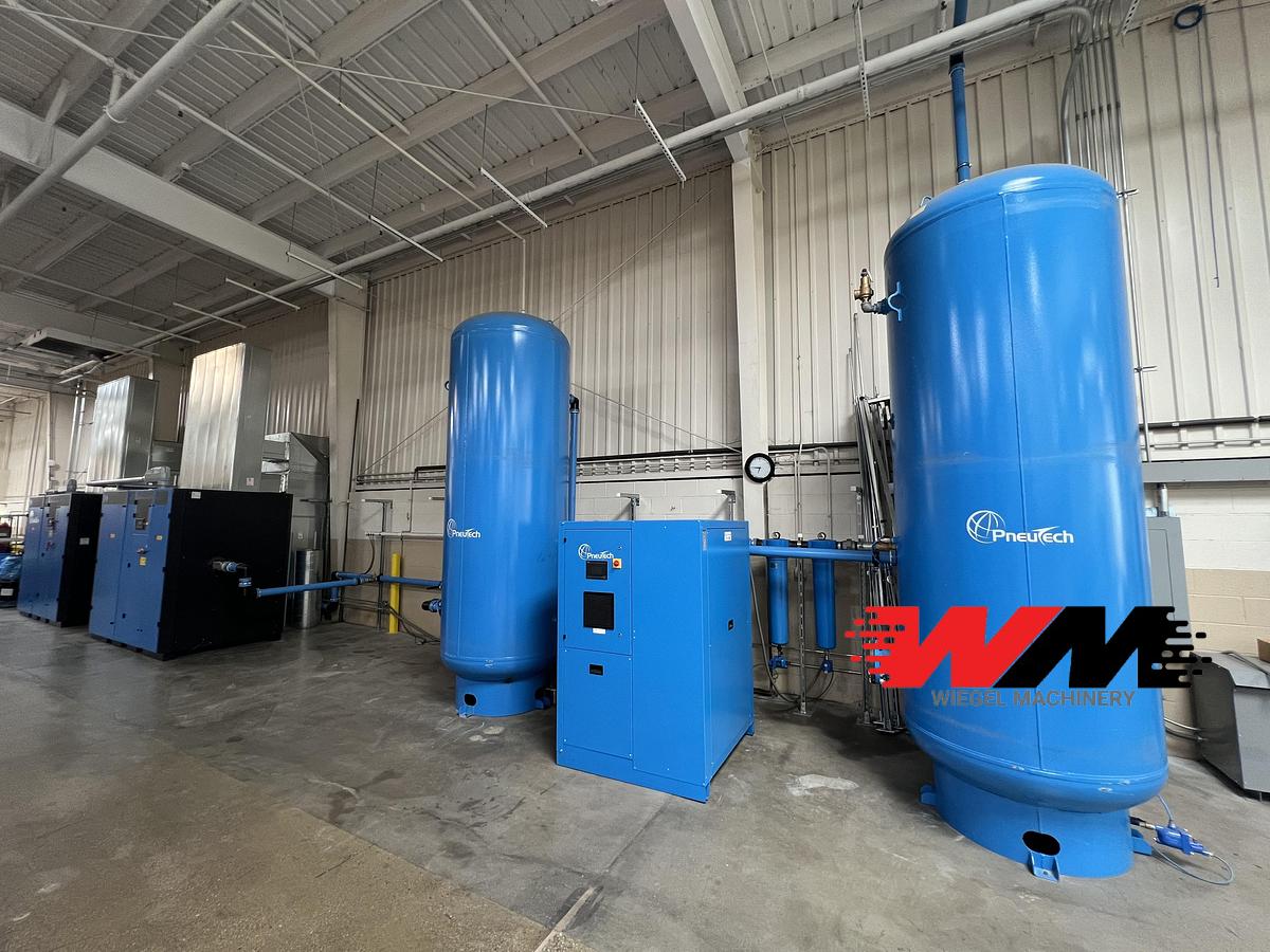 Used (2) 220 HP VSD Air Compressors - Full Line