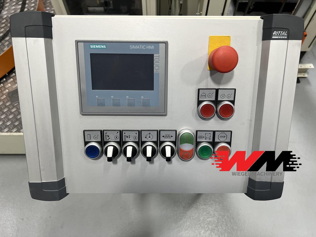 Used 21' Lorenz Straightener w/ Pallet Decoiler