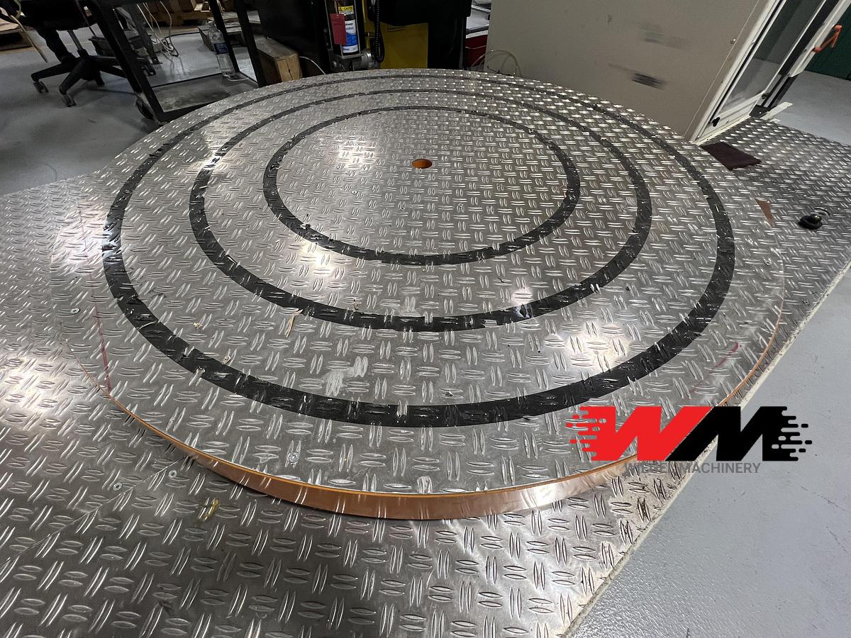 Used 21' Lorenz Straightener w/ Pallet Decoiler