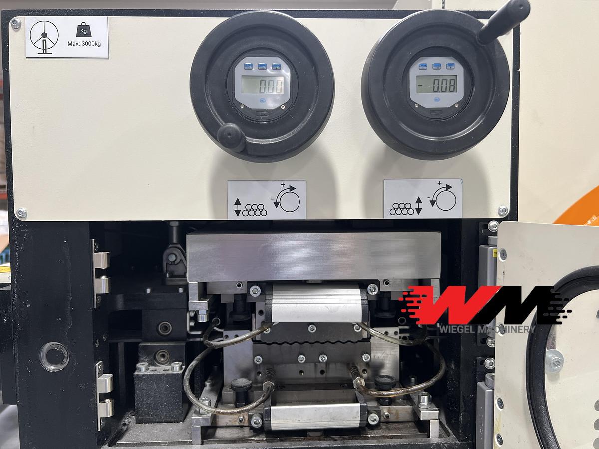 Used 21' Lorenz Straightener w/ Pallet Decoiler