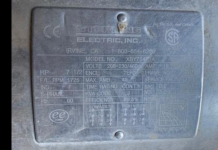 Used Waukesha / Cherry - Burrell 3" x 2 1/2'' Centrifugal Pump Model 2085