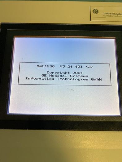 Gebraucht GE Mac 1200 EKG Gerät V5.21 mit 10 adriges EKG Kabel