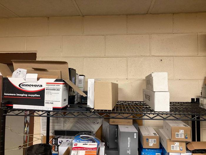 Used CONTENTS ON SHELVING SPARE IT GEAR