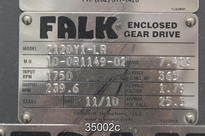 Unused Falk 2120Y11-LR Gear Drive, 7.429/1 Ratio #35002