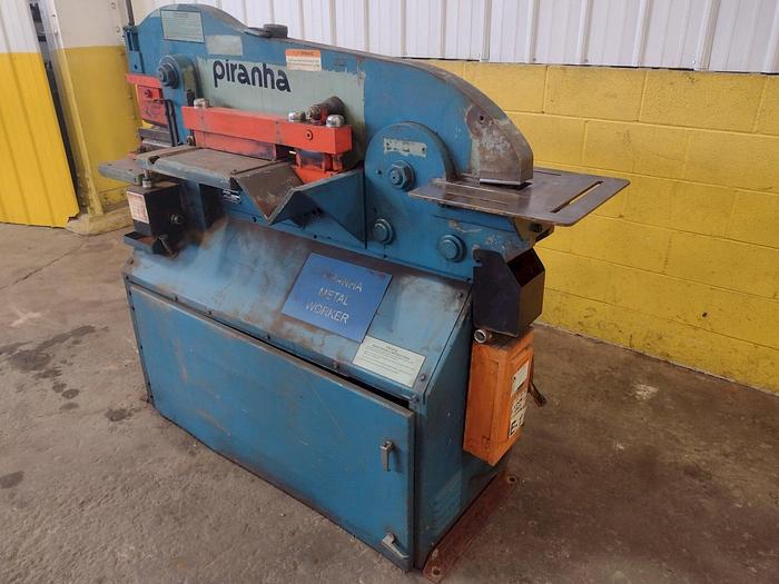 Used 50 TON PIRANHA MODEL #P3 HYDRAULIC IRONWORKER