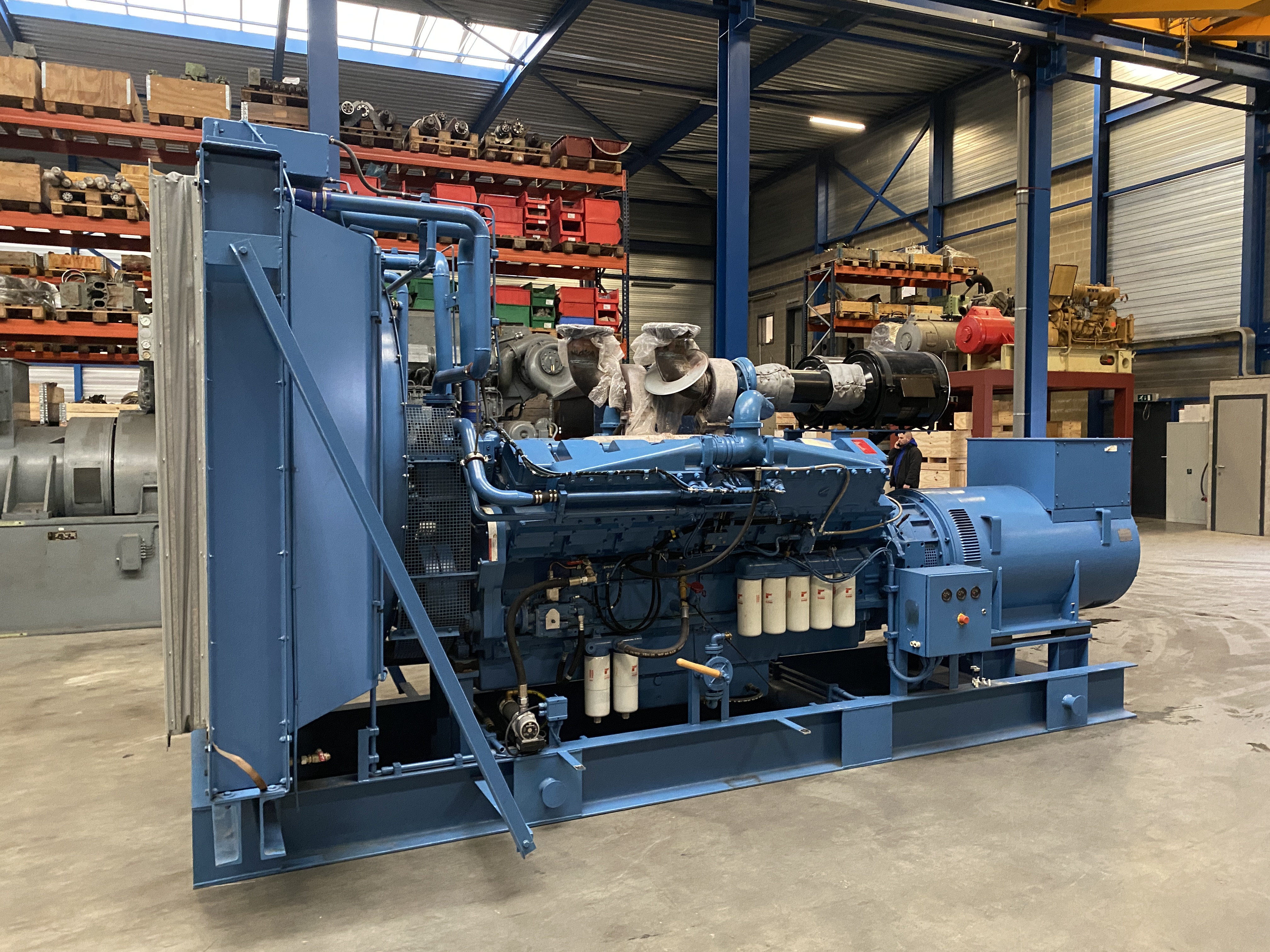 Used 1998 CUMMINS KTA50-G7 / MARELLI DIESEL GEN.SET 1300 KVA