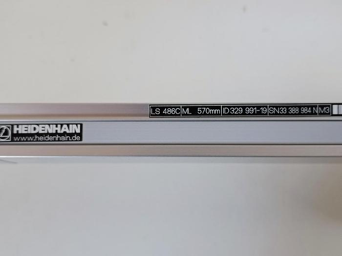 Inkrementales Längenmessgerät + Zertifikat, LS486C, ML 570mm, Heidenhain, neu